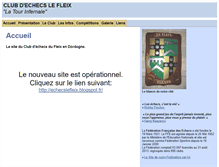 Tablet Screenshot of echecslefleix.assoo.org